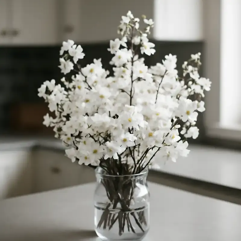 Alunrod – hvide blomster