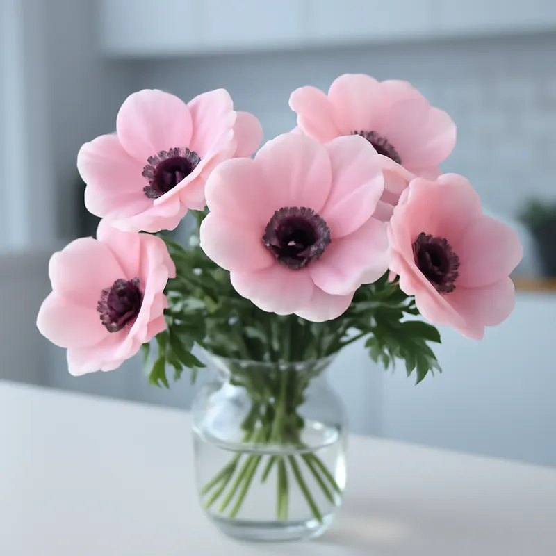 Anemon – rosa – billede 3