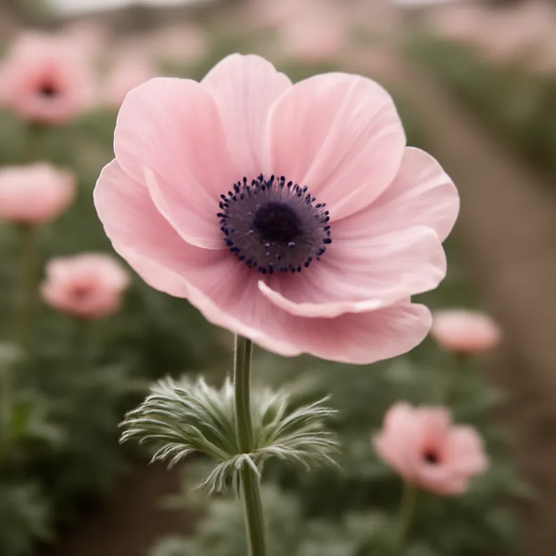 Anemon – rosa – billede 4