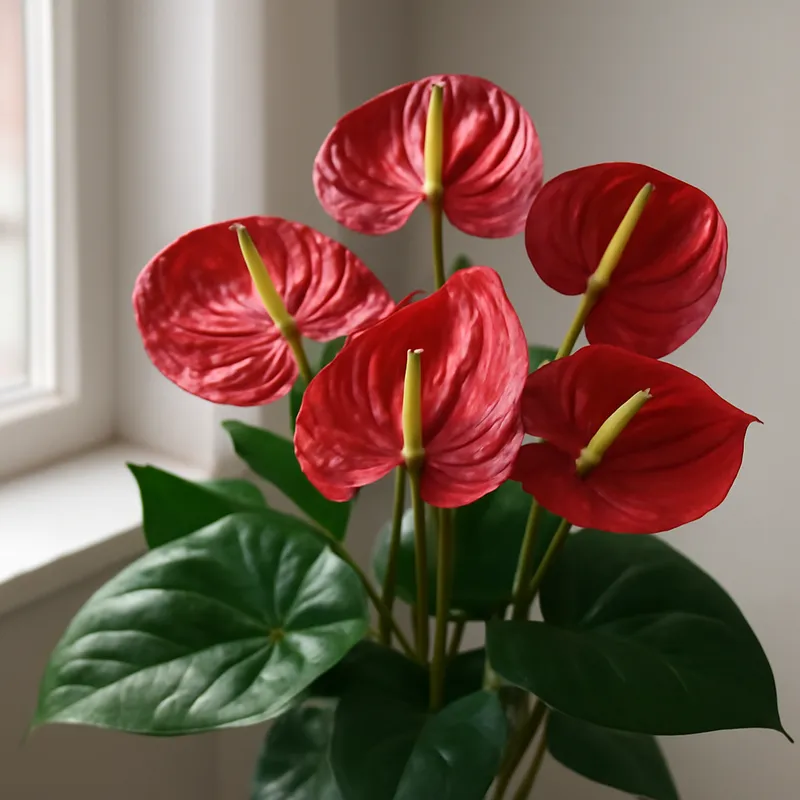 Anthurium (flamingoblomst) – klassisk – billede 3