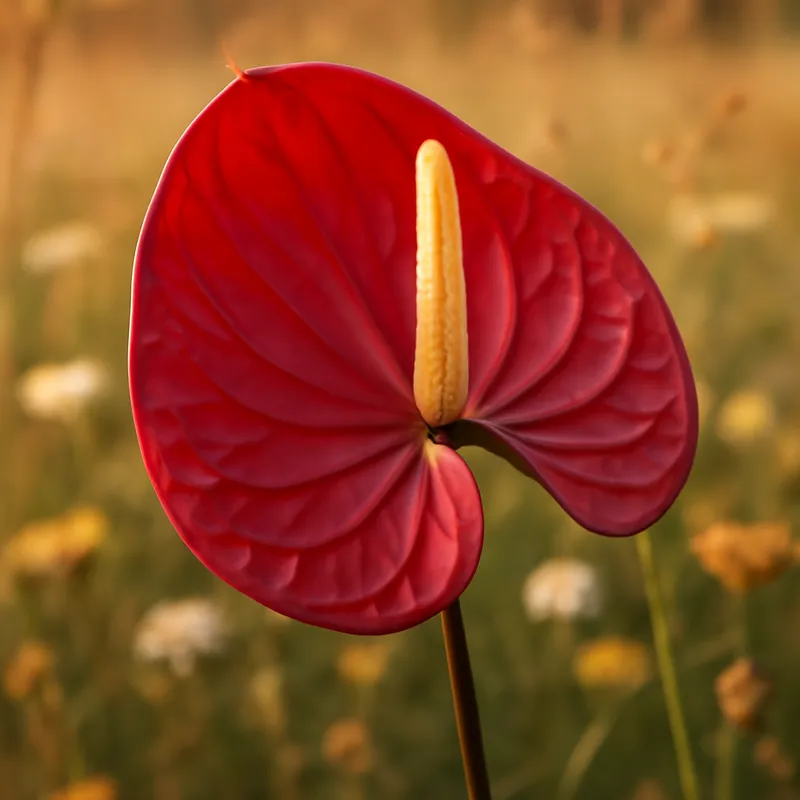 Anthurium (flamingoblomst) – klassisk – billede 4
