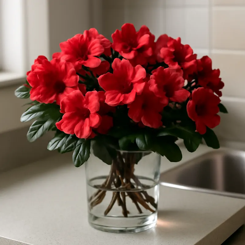 Azalea – rød – billede 3