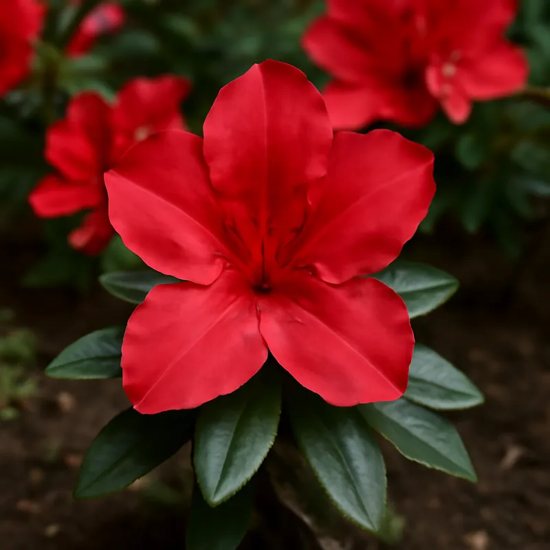 Azalea – rød – billede 4