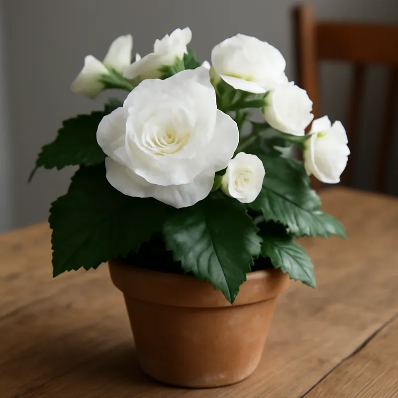 Begonia – hvid – billede 3