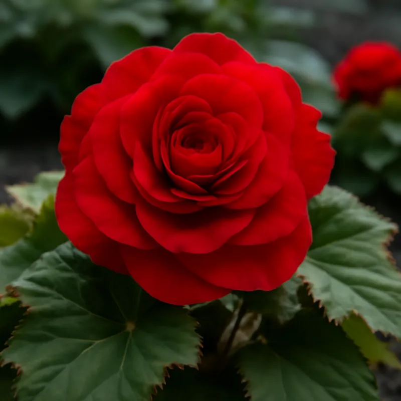 Begonia – rød – billede 4