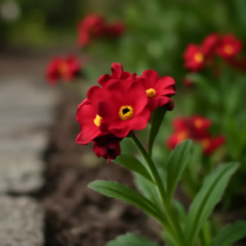 Förgätmigej – rød – billede 4