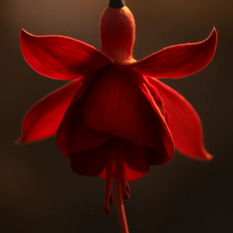 Fuchsia – rød – billede 2