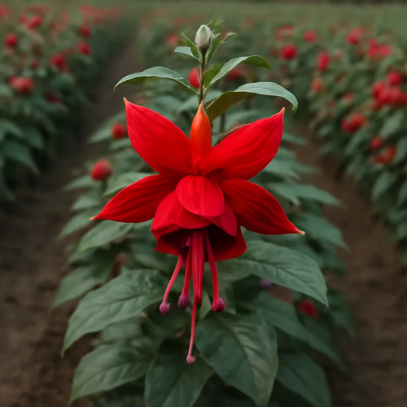 Fuchsia – rød – billede 4