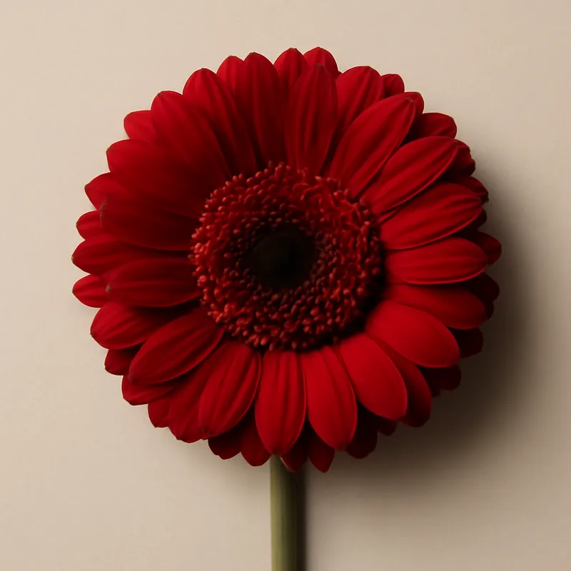 Gerbera – rød