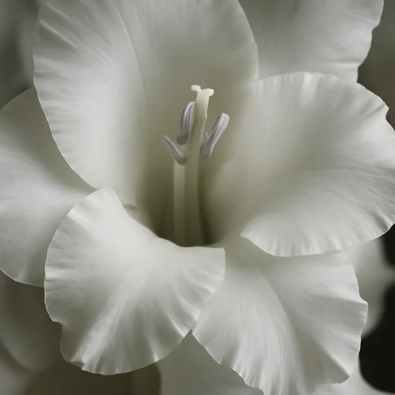 Gladiolus – hvid – billede 2