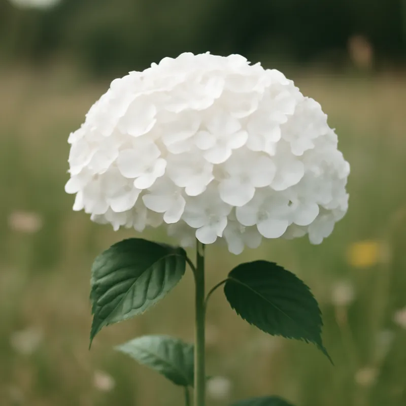 Hortensia – hvid – billede 4