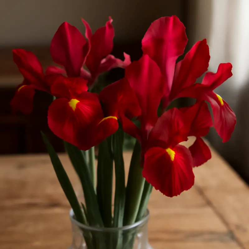 Iris – rød – billede 3