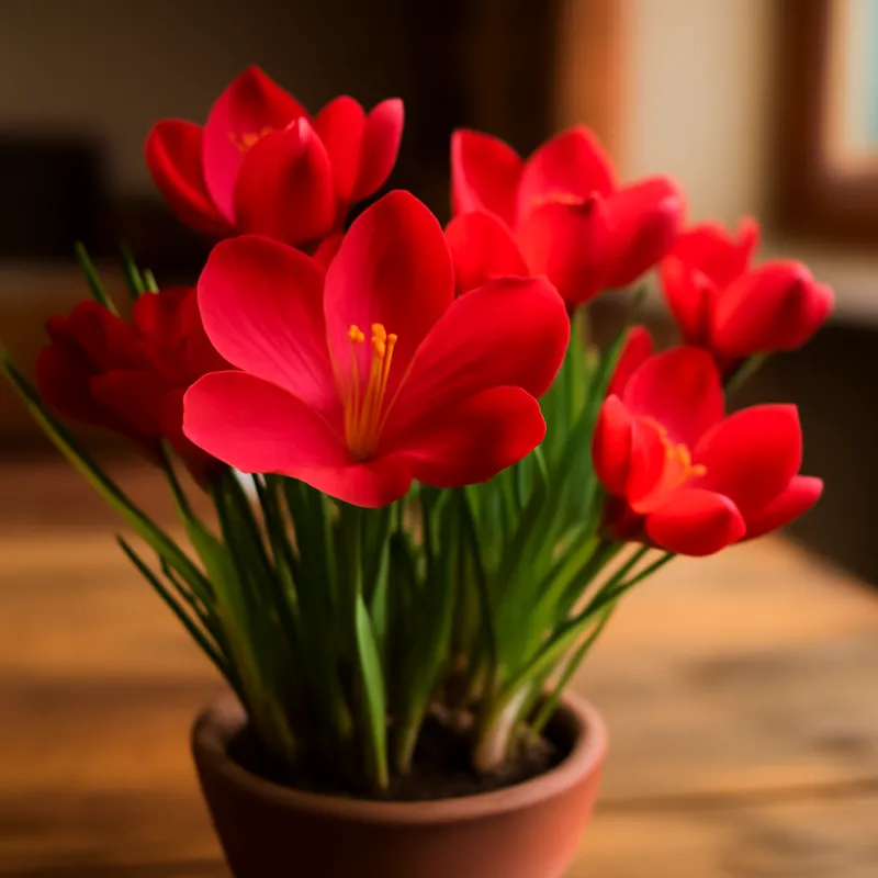 Krokus – rød – billede 3