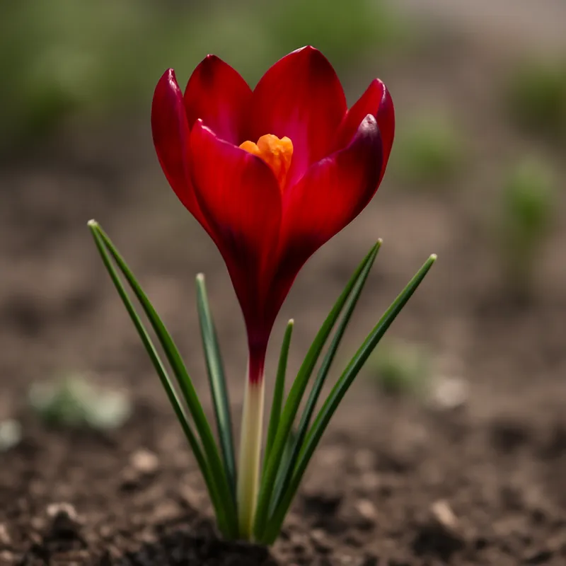 Krokus – rød – billede 4