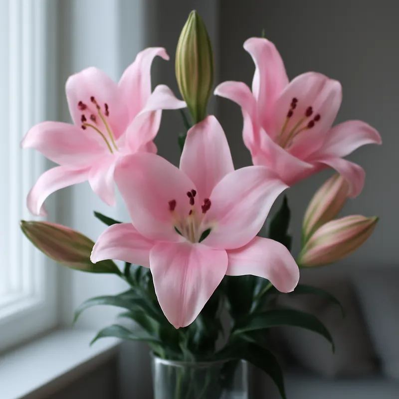 Lilje – rosa – billede 3