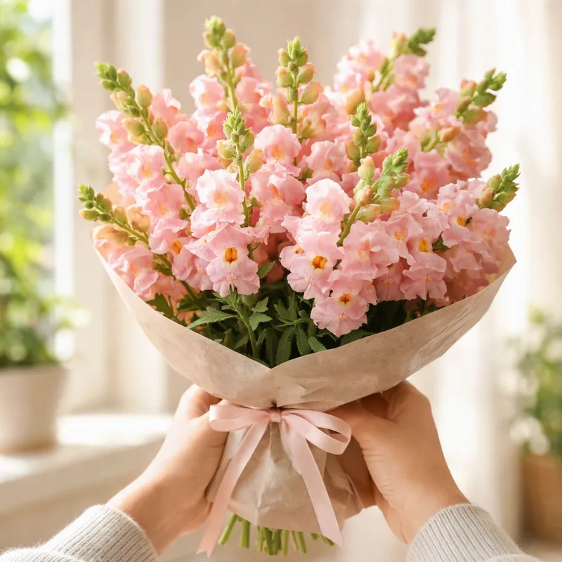 Løvemund - rosa - billede 3