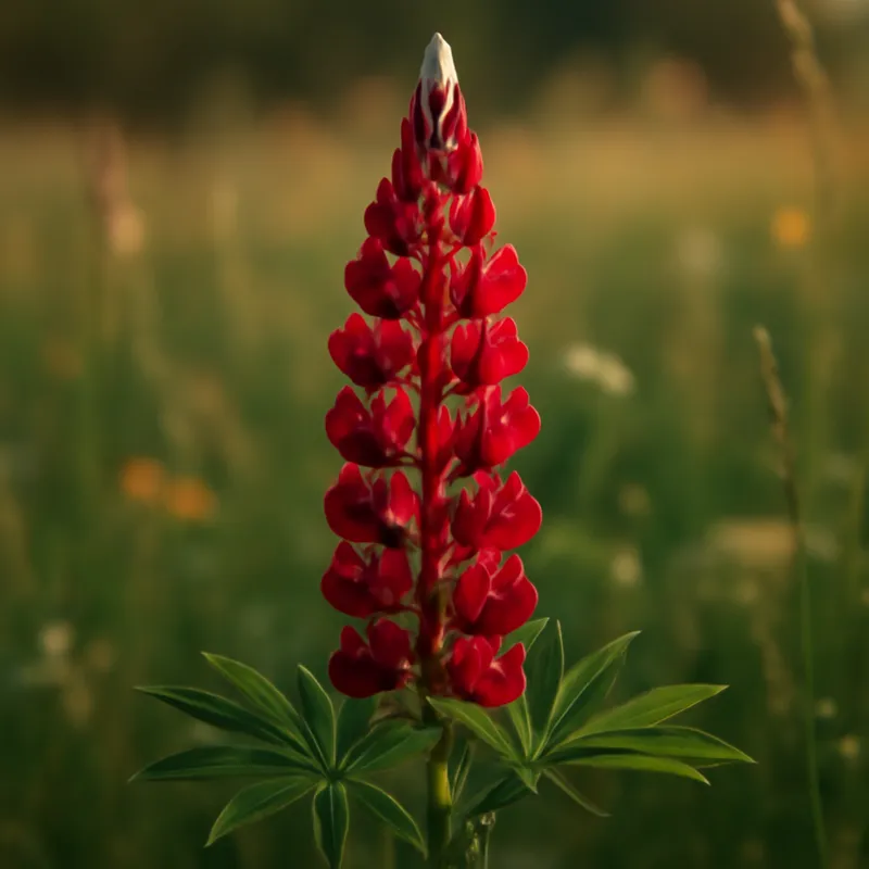 Lupin – rød – billede 4