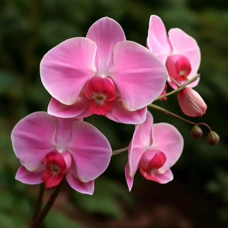 Orkidé (brudorkidé) – rosa – billede 4