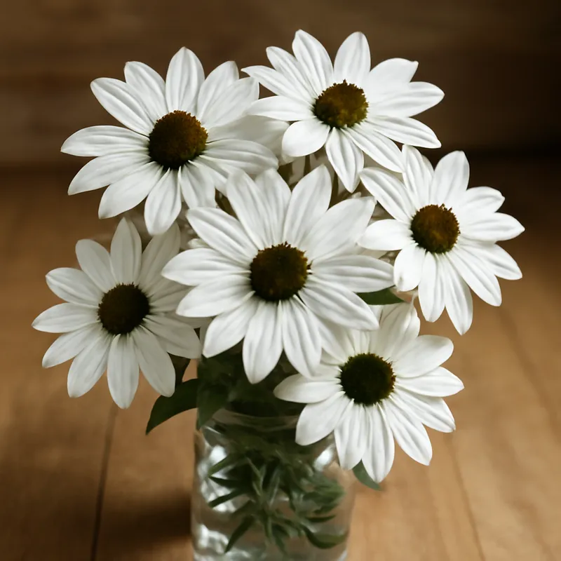 Rudbeckia – hvid – billede 3