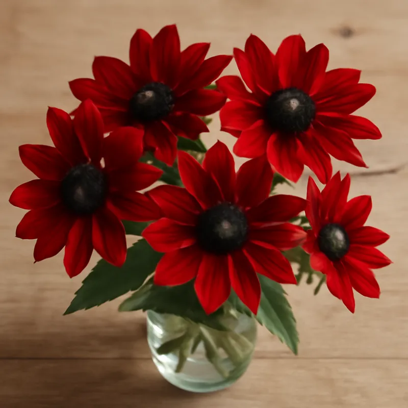 Rudbeckia – rød – billede 3