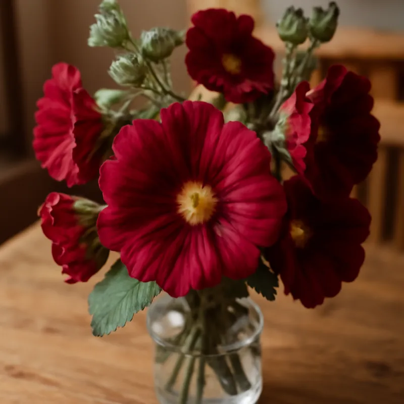 Stockros – rød – billede 3