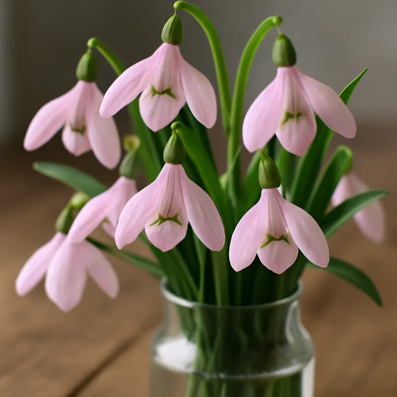Vintergæk – rosa – billede 3