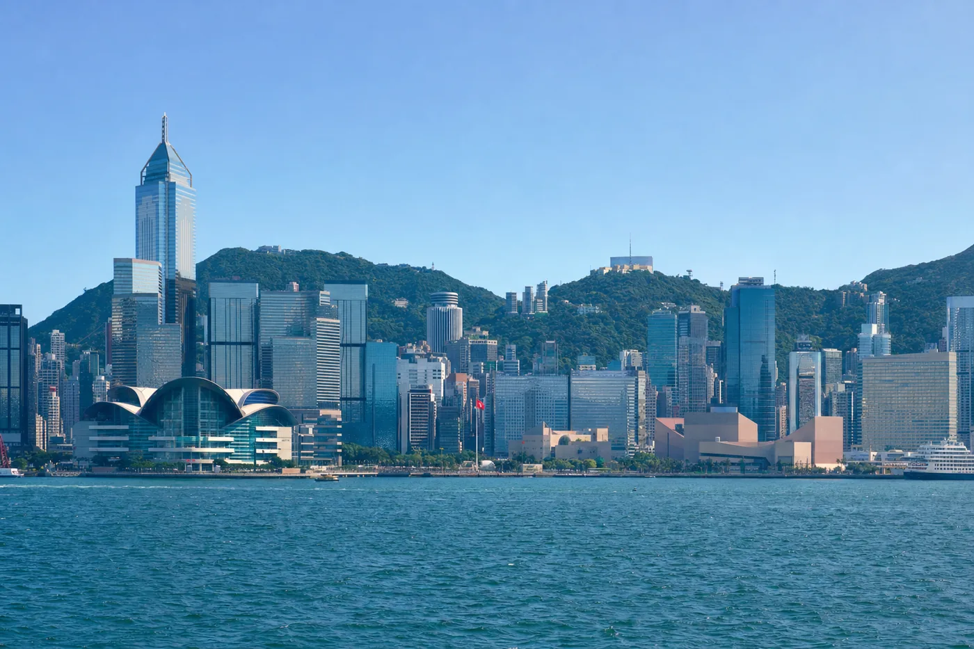 SAR Hongkong – kendt vartegn med landets flag