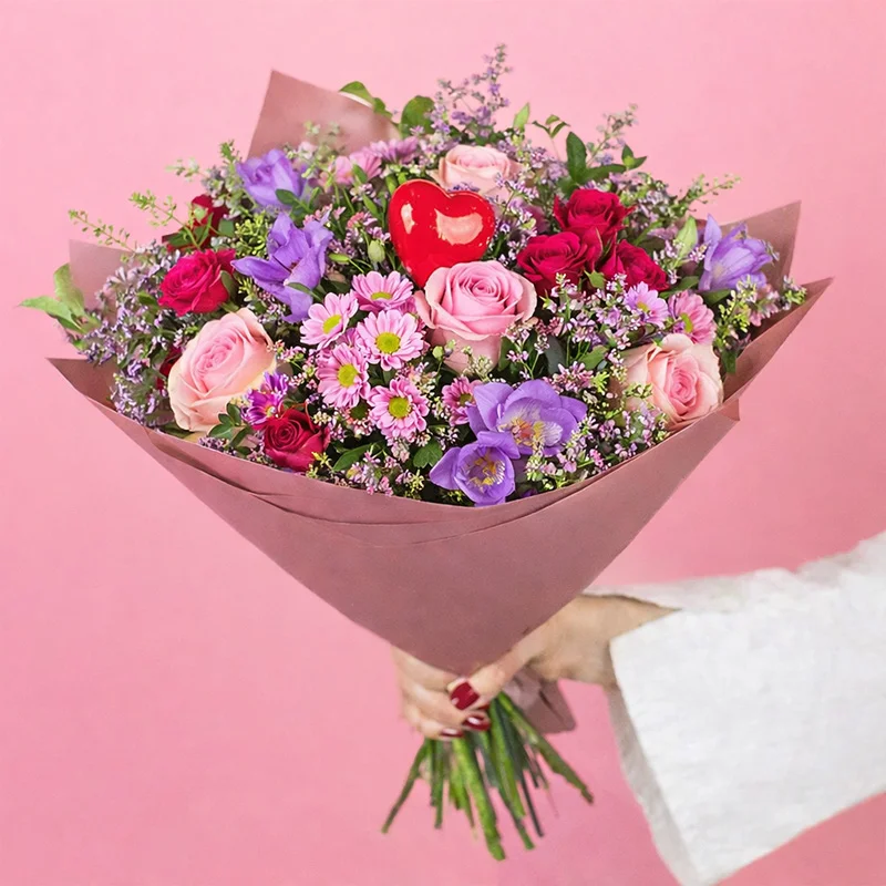 Blomsterbuket til fødselsdag