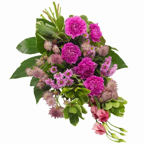 Floristens lilla begravelses­buket