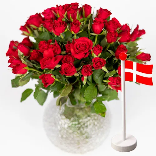 50 Roser & Hurraflag