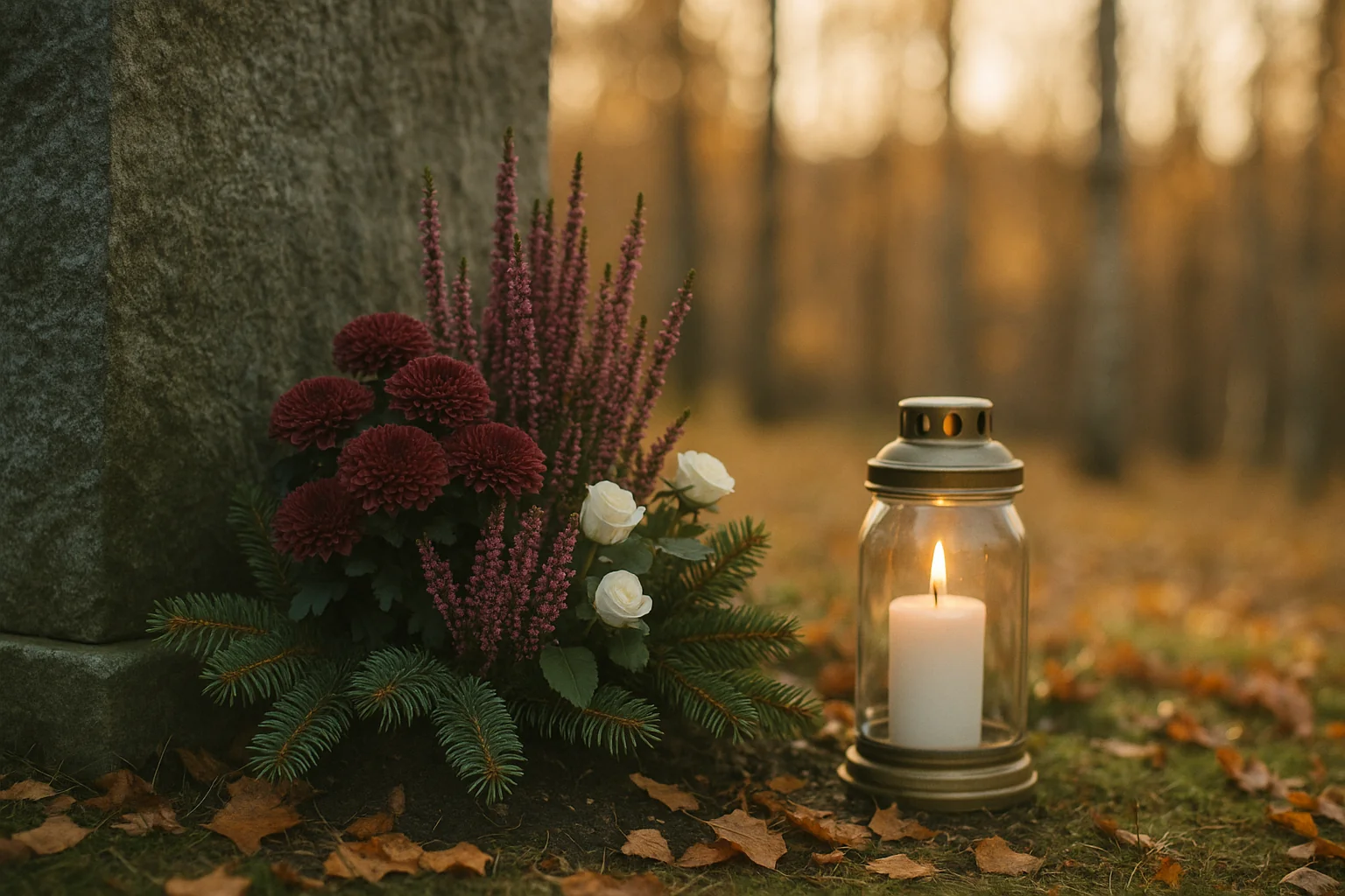 Blomster til Alle Helgens Dag